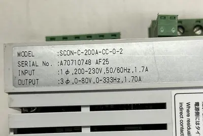 Used NC IAI CORPORATION SC0N-C-200A-CC-0-2 Motion Controls Ohio US | Surplus Asset Holdings #1246338