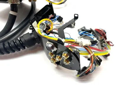 USED FANUC CABLE AND PANEL ASSEMBLY