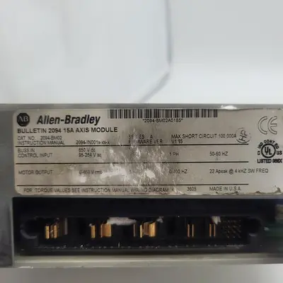 Used ALLEN-BRADLEY ALLEN-BRADLEY KINETIX 600 SERVO DRIVE 2094-BM02 AXIS MODULE Servo Drives | ND Industrial Surplus #1212114