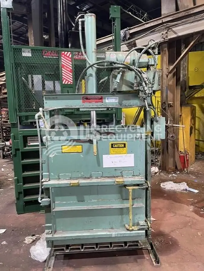 Used CONSOLIDATED BALER STDC-2 36 INCH VERTICAL CLOTH/CARDBOARD BALER Balers Pennsylvania US | US Recycling Equipment #1343465