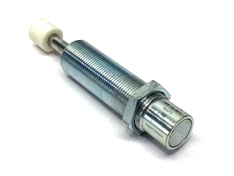 Used Festo Self-Adjusting Shock Absorber 20mm Stroke 34573 MISSING HEXNUT Pneumatic Cylinders Michigan US | Maverick Industrial Sales #1390786