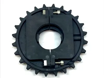 USED REXNORD FLAT TOP CONVEYOR CHAIN SPROCKET - 24 TEETH, 2" BORE DIA