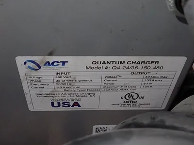 USED ADVANCED CHARGING TECHNOLOGIES Q424/36150480