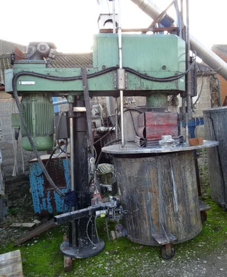 24 kw Westerlins Sawtooth Dissolver  Mixer raise lower mixer DS 30-K