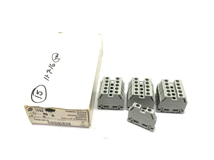 New | in-Stock Allen-Bradley Ser. C Space-Saver Terminal Block, Feed-Through Terminal Blocks Michigan US | Maverick Industrial Sales #1398694