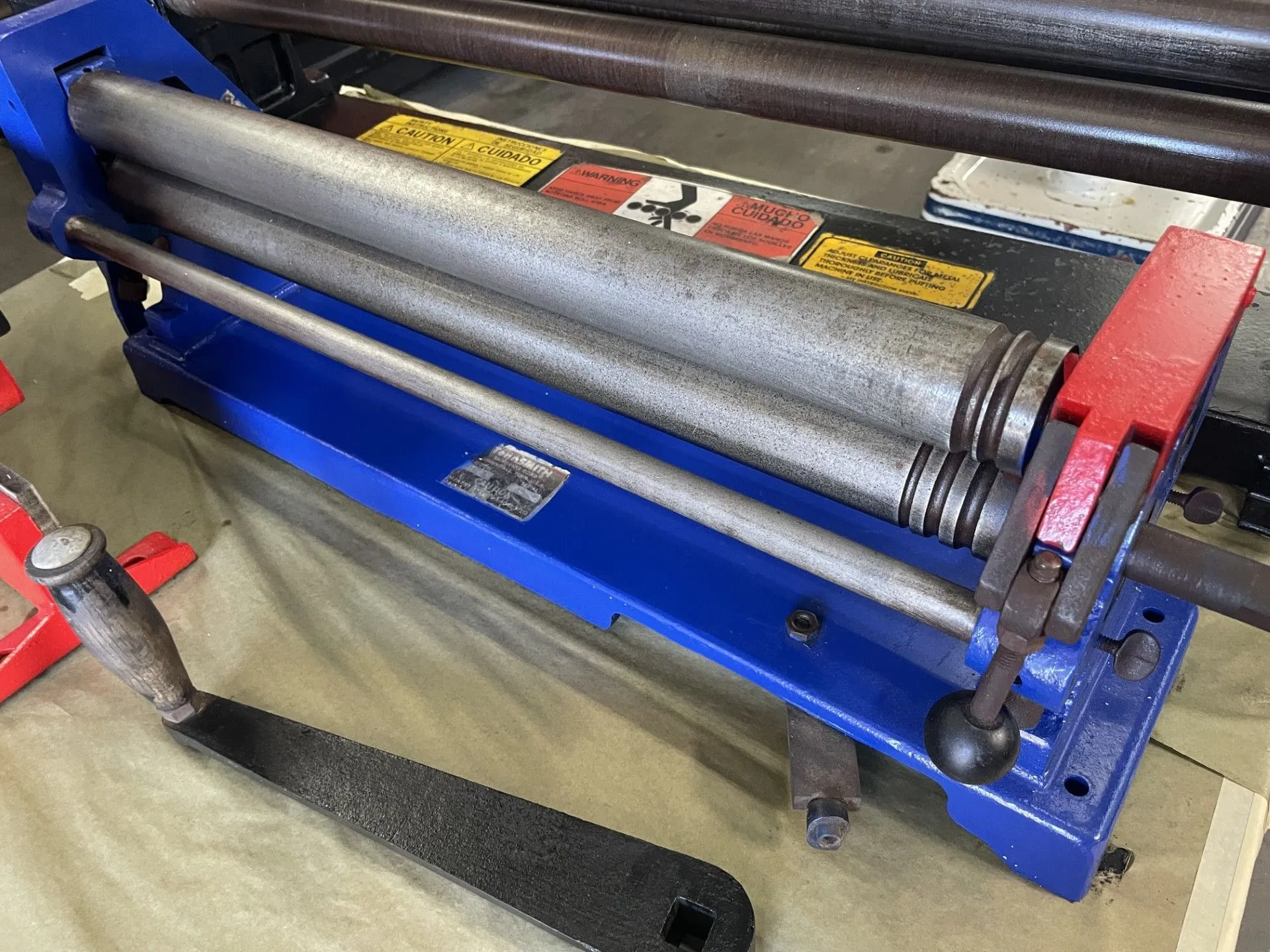 Used TENNSMITH TR24 Plate Bending Rolls including Pinch California US | Wheeler Machinery Sales #1283454