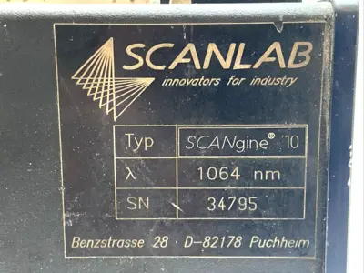 Used SCANLAB 10MM 1064NM LASER SCAN HEAD Laser Scanners Michigan US | Maverick Industrial Sales #1092776