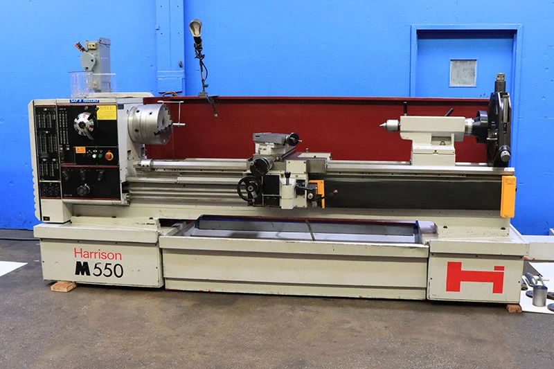 USED 1996 Harrison M550 GH, 3.5" Hole, Steady&Follow, 3&4Jaw, 12.5HP