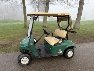 (1) 2017 E-Z-Go golf cart with a Kawasaki gas engine, model 625111G01,includes canopy, ball cover, c...