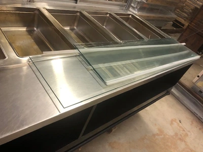 17-0080 Barker SB312R Remote 12' Hot/Cold Salad Buffet Bar