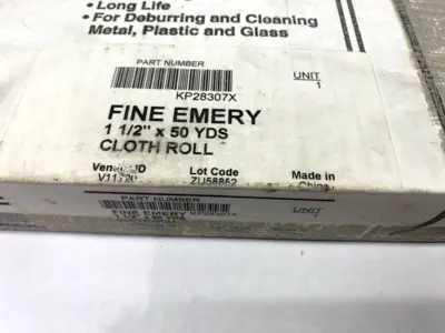 KP28307X | Abrasive Cloth Roll 1-1/2" CUT TO 25YDS - New Other