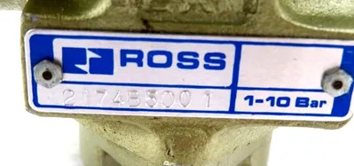 NEW ROSS CONTROLS 2174B500-1 CONTROL VALVE 110/120V 50/60HZ 2174B5001