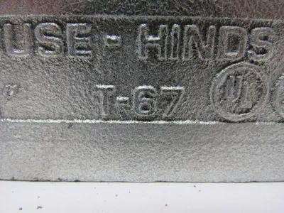 Cooper Crouse-Hinds T67 2" Form 7 Conduit Outlet, 3 Hubs Crouse Hinds Lot of 2
