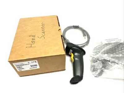 USED ZEBRA BARCODE SCANNER USB KIT, W/ STAND