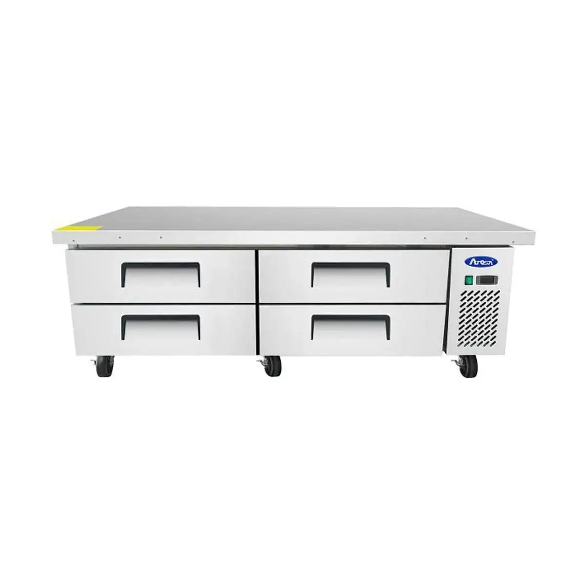 New | in-Stock Atosa New Atosa MGF8453GR 72" Refrigerated (4) Drawer Chef Base Chef Bases Illinois US | Falcon Restaurant Supply #1375328