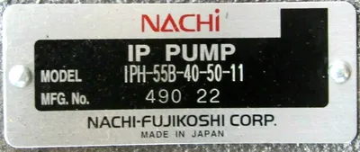 NEW NACHI IPH-55B-40-50-11 IP PUMP IPH55B405011