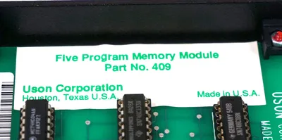 REFURBISHED USON CORPORATION PART NO. 409 FIVE PROGRAM MEMORY MODULE