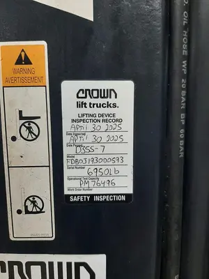 USED DOOSAN D35S-7 – 8000 LB. DIESEL OUTDOOR FORKLIFT