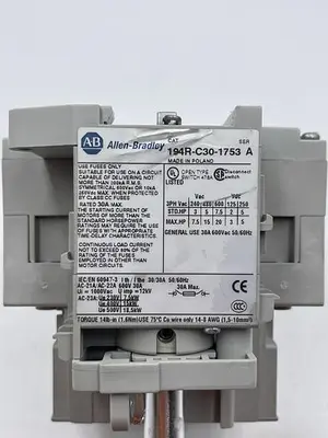USED ALLEN-BRADLEY ALLEN-BRADLEY 194R-C30-1753 SER A