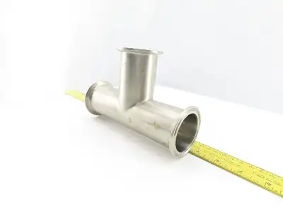 2" Flanged Stainless Steel Sanitary Tee
