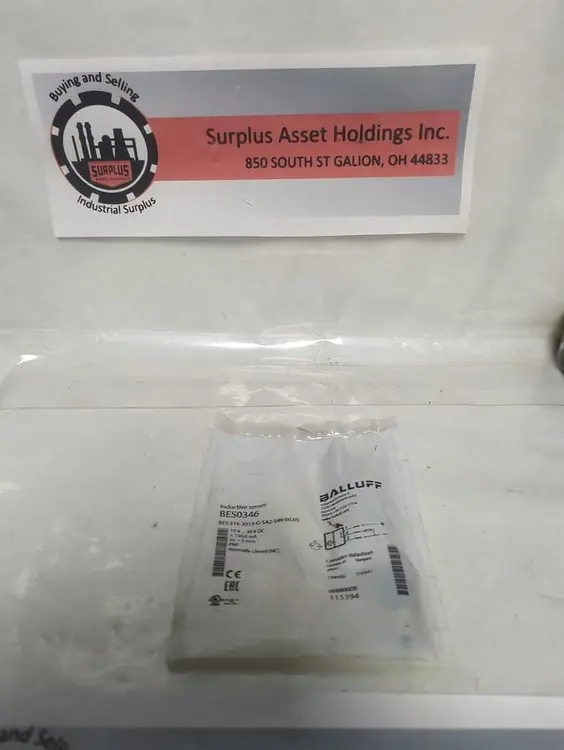 New | in-Stock BALLUFF BES0346 Sensors | Surplus Asset Holdings #1206468