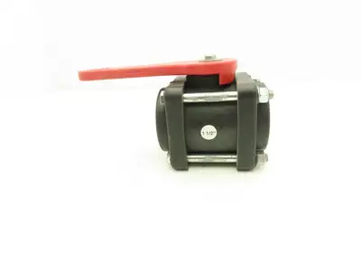 Bee Valve 4011D-20 1-1/2" NPT Full Port Ball Valve Polypropylene Lot of 3
