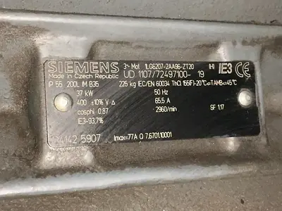 Used 2011 KAESER BSD 50 Rotary Screw & Sliding Vane Air Compressors Ohio US | HGR 24 #1705011