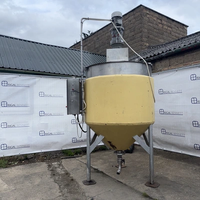 600L S/S JKTD vertical Anchor paddle mixer