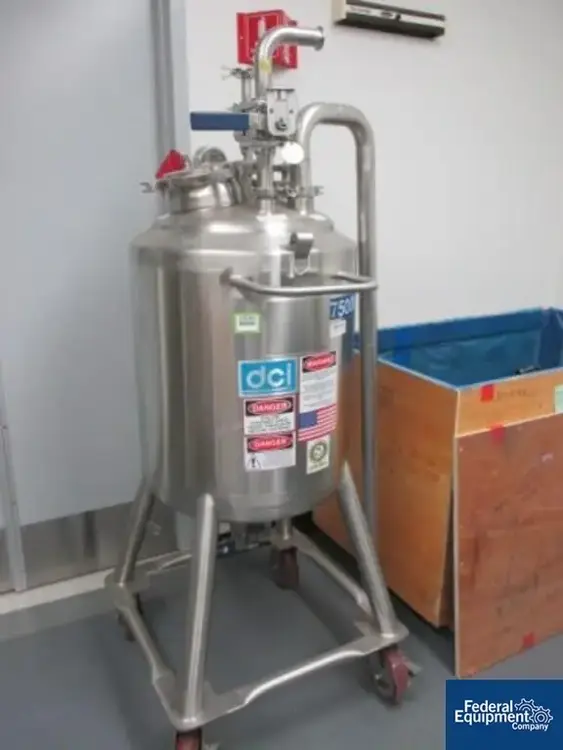Used DCI 100 Liter DCI Reciver Tank, S/S, 15# Stainless Steel Tanks Ohio US | Federal Equipment Company #126680