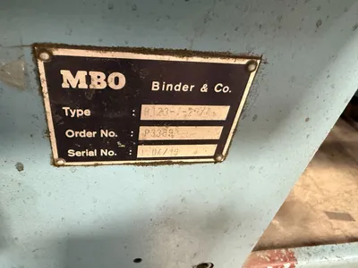 MBO Folding & Finishing Equipment – Multiple Units Available Folders | Machinery Solutions Group, Inc. (3)