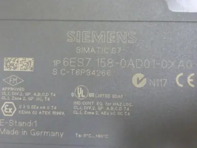 USED SIEMENS 6ES7 158-0AD01-0XA0