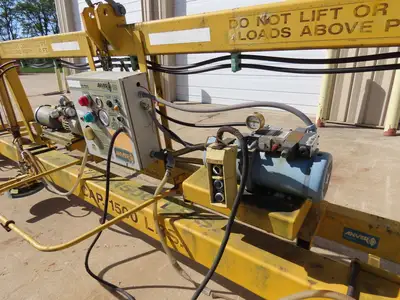 Anver Vac-Pack VPE-24 Vacuum Lifter with Powered Tilt 10'x 53' 1500 Lb 45' 4"OAL
