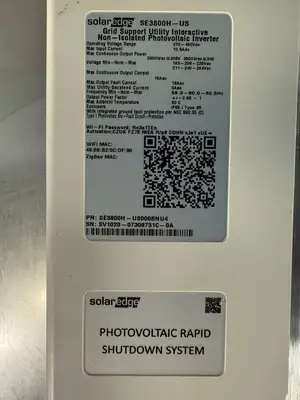 SolarEdge Se3800H-US / DCD-1PH-US-S6H-F / SE3800H-US000BNU4 (3.3.1)