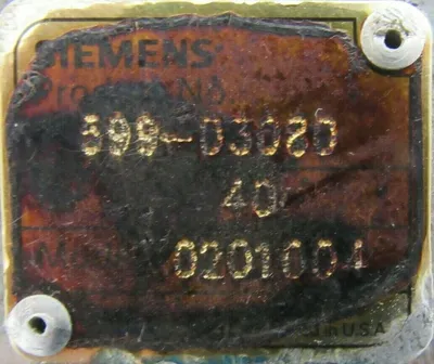 USED SIEMENS SKB62U ACTUATOR VALVE 2" 599-03080
