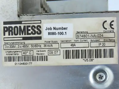 Used PROMESS _UNKNOWN_ Servo Drives Indiana US | Arrow Industrial #1364822