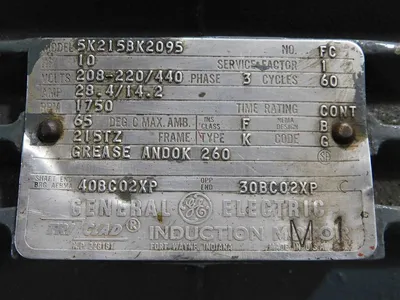 USED GENERAL ELECTRIC 5K215BK2095