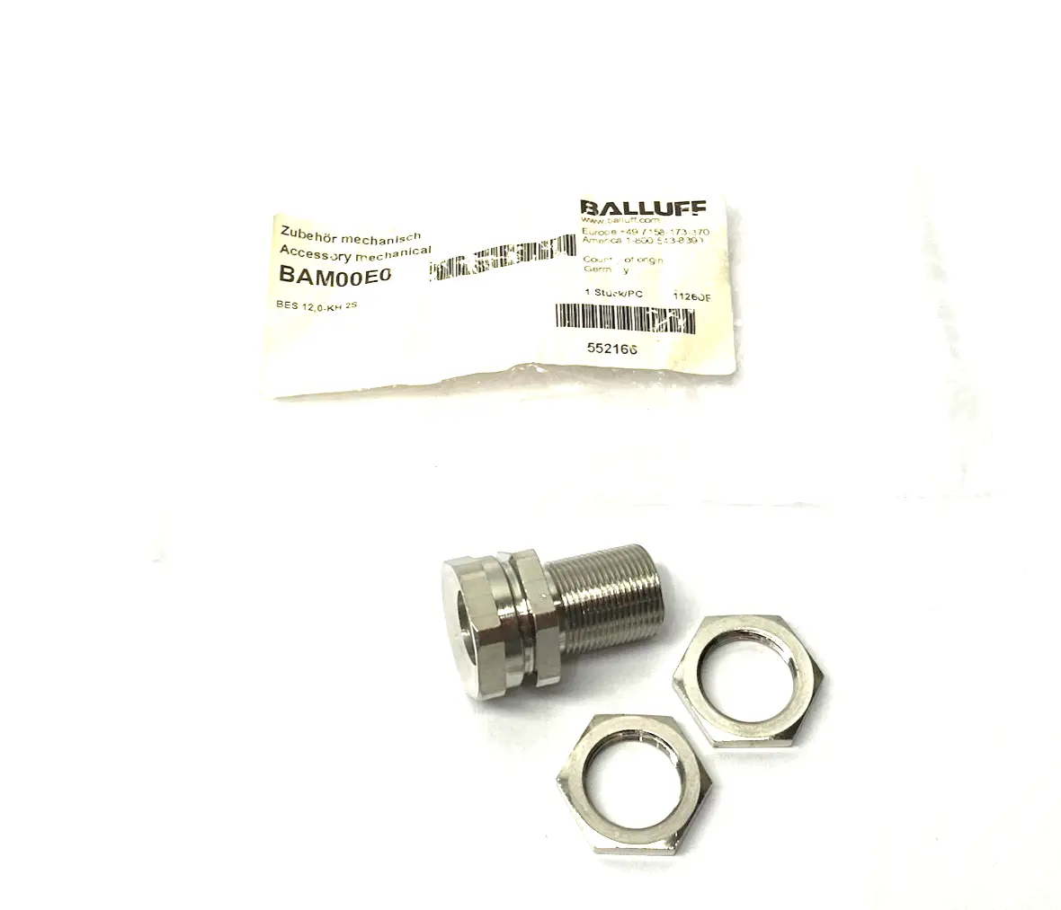 New | in-Stock Balluff Positive Stops Proximity Sensor Mount BES 12,0-KH-2S Proximity Sensors Michigan US | Maverick Industrial Sales #1459712