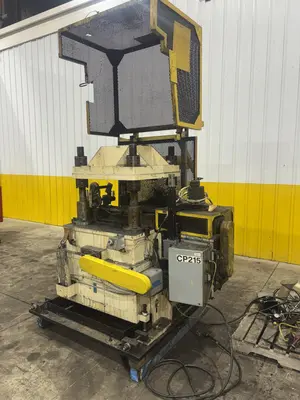 40 TON RLM MODEL #R40 4-POST CUTOFF PRESS & SERVO DIE ACCELERATOR: YOBRO #23887