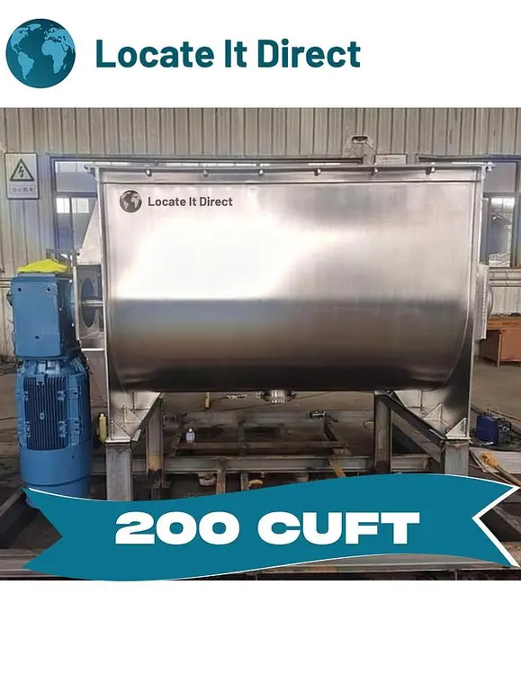 New | in-Stock 2025 LID RB-200 CUFT Ribbon Blenders New Jersey US | Buy It Direct Now #506165