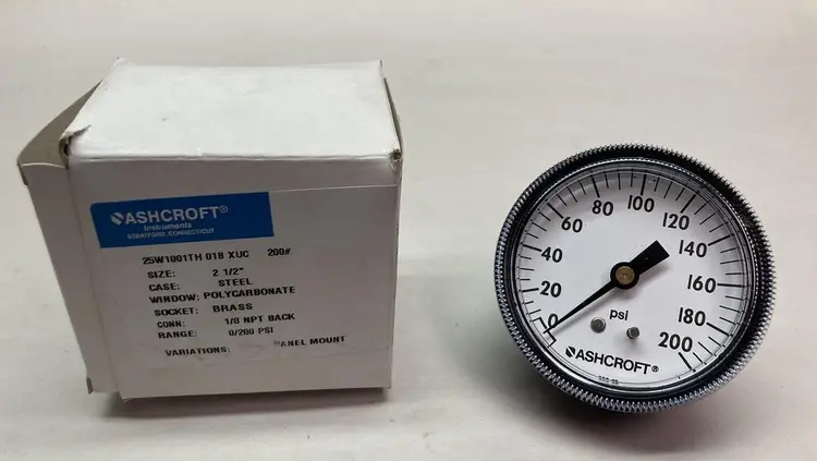 New | in-Stock ASHCROFT 25W1001TH 01B XUC Universal Pressure Meters | Surplus Asset Holdings #1216949