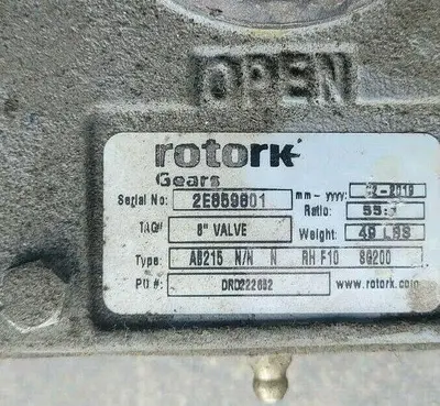 USED 2019 ROTORK GEARS AB215