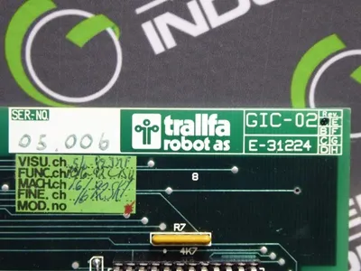 ABB / Trallfa GIC-02 Robot as Control Board E-31224 Rev. A Used