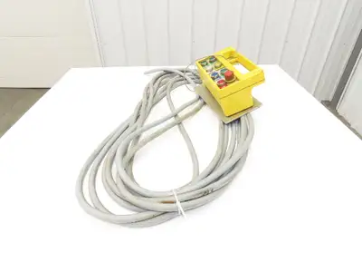 Rose Teach Pendent Hand Remote Controller 22mm Push Buttons W/50Ft Cord