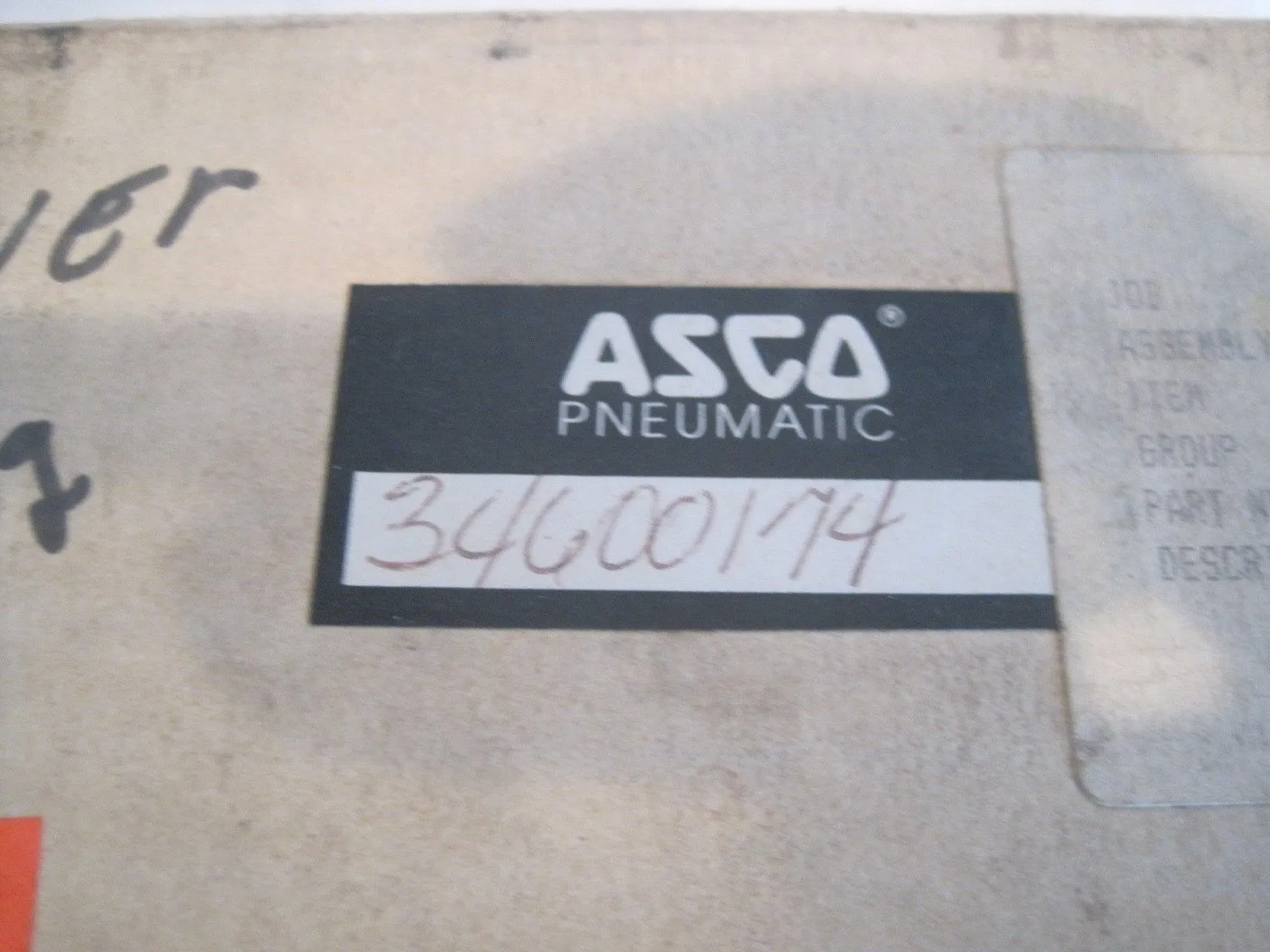 NEW ASCO 34600174 FLOW CONTROL