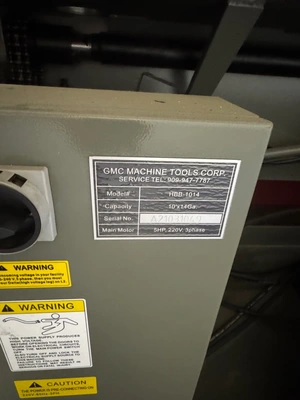 2021 GMC HBB-1014 BRAKES- PRESS, FINGER | Wheeler Machinery Sales (3)