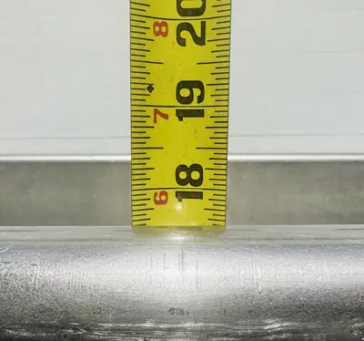 8’ x 30” x 17.5” Stainless Steel  |  Single Compartment Sink