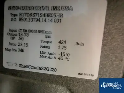 USED Patterson-Kelley Patterson Kelly M.V.P. Blending System