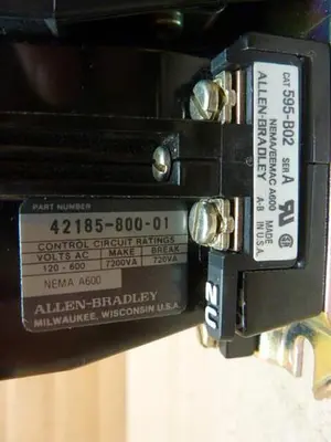 USED ALLEN BRADLEY 509-BOD-9A-90 SER B W50
