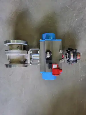 3" Flanged Ball Valve w/ Valbia 125 Actuator