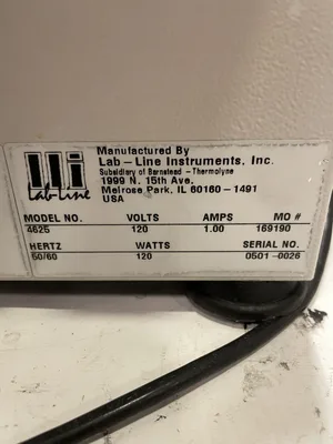 Lab-Line 4625 Titer Plate Shaker 40 to 1100 RPM